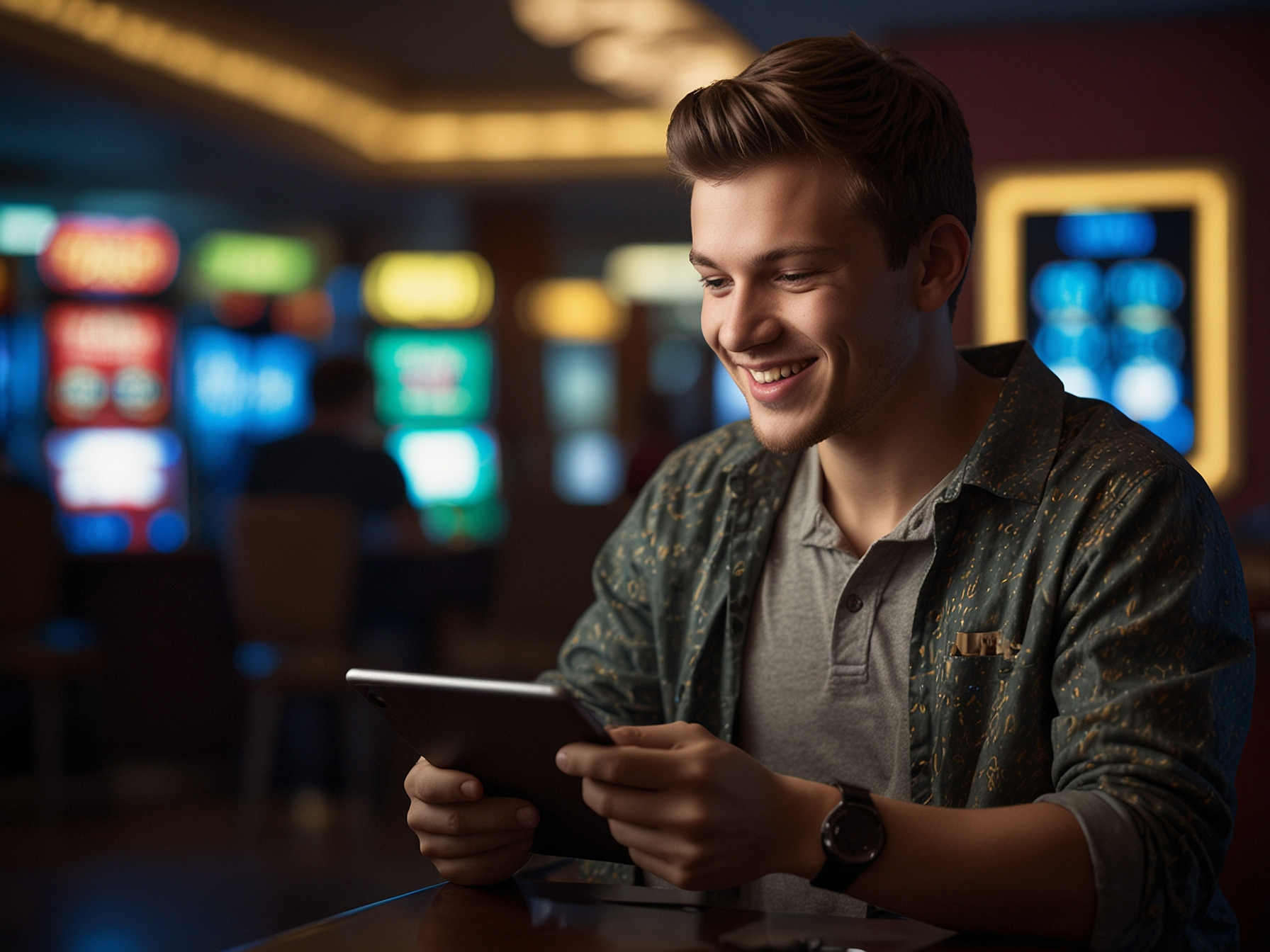 Create account at Lightning Casino